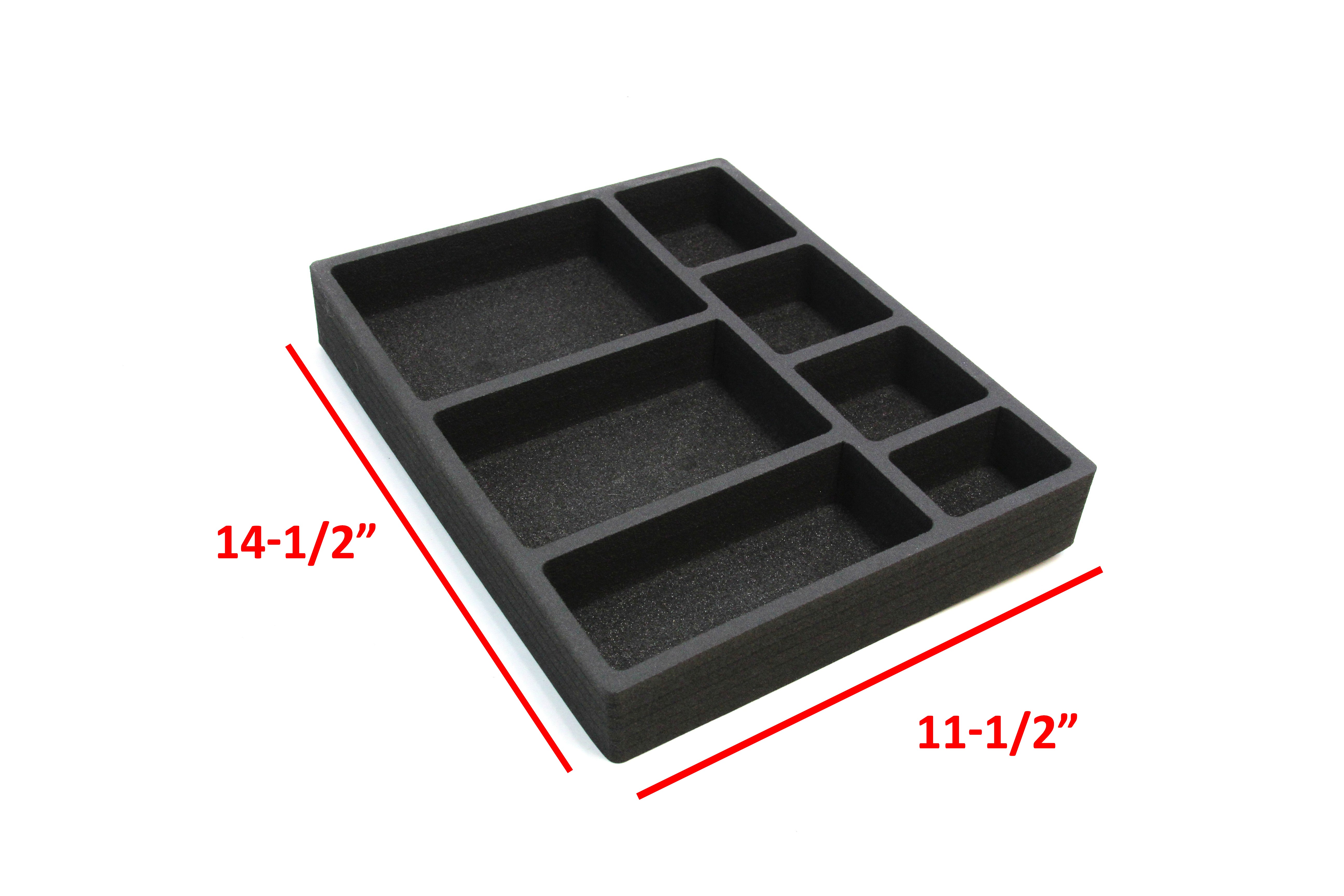 Drawer Organizer 7 Compartment Fits IKEA Alex and Many Others 11.5" x 14.5"