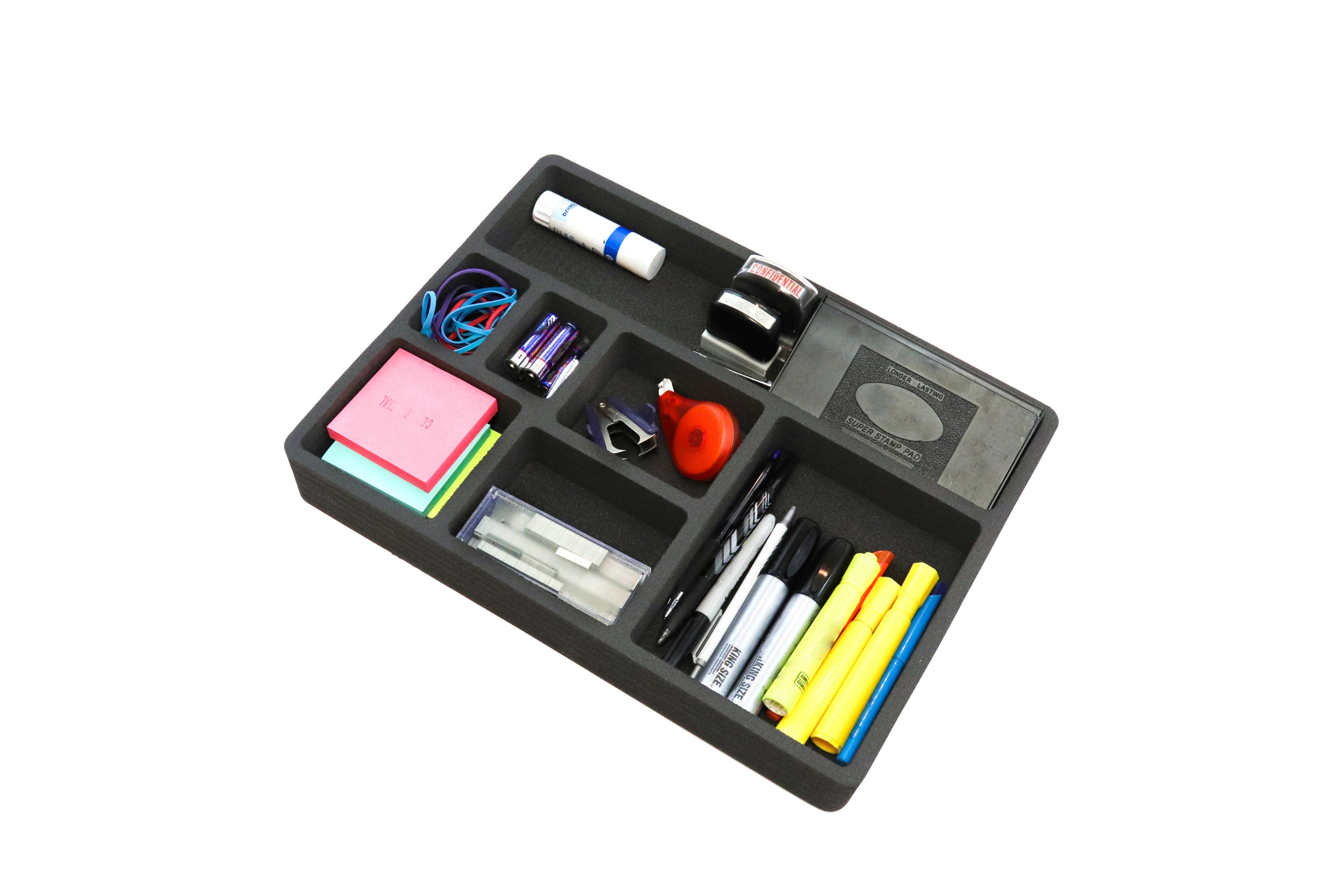 Desk Drawer Organizer 15.9" x 11.9" 7 Compartment