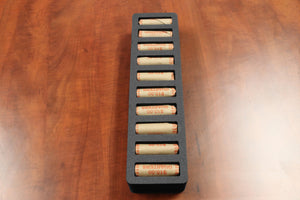Coin Organizer Tray (Quarters) Holds 10 Rolls