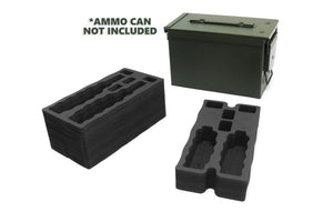Pistol Storage Case Insert for 50 Caliber Ammo Can