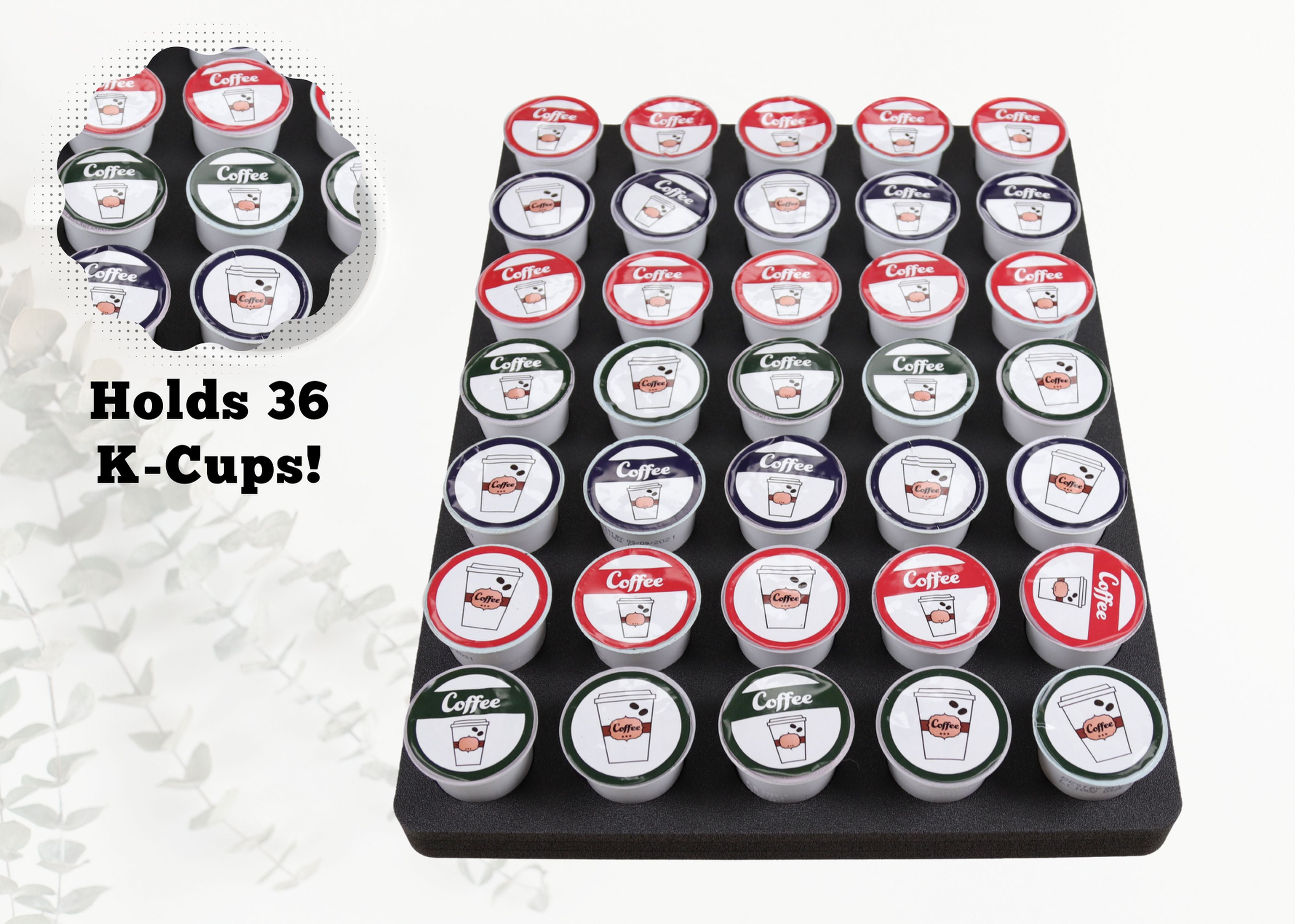 Coffee Pod Organizer Holds 35 Fits Keurig K-Cup 11.9" x 15.9"