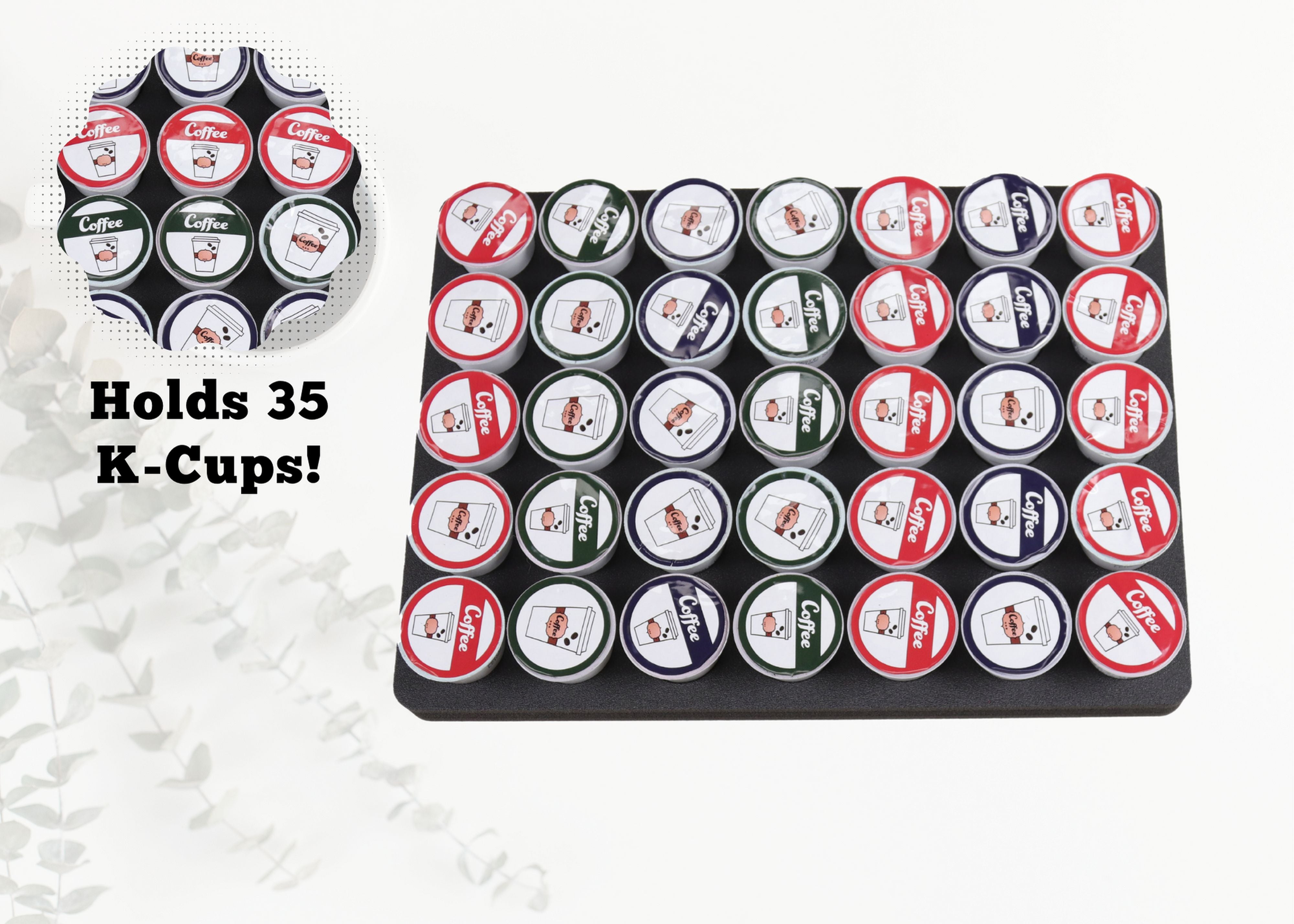 Coffee Pod Organizer Holds 35 Fits Keurig K-Cup 10.9" x 14.9"
