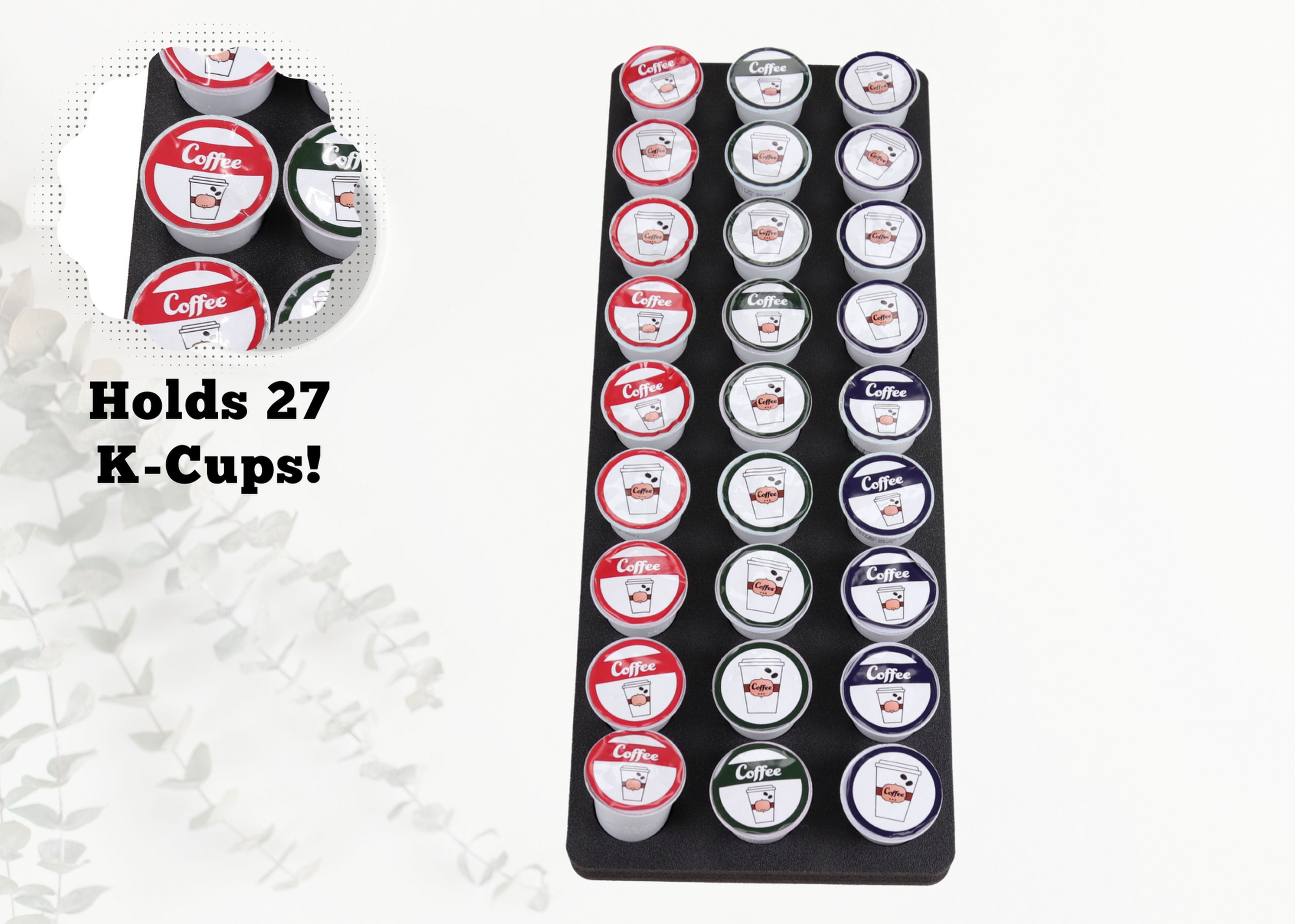 Coffee Pod Organizer Holds 27 Fits Keurig K-Cup 7.75" x 20"