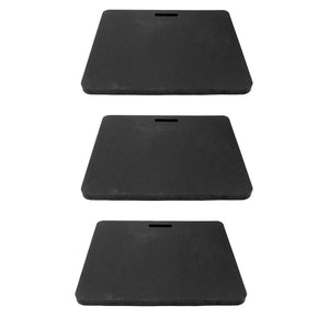 3 Portable Knee Cushions for Home Garden Work Automotive Workshop and More Durable Thick Comfortable High Density Waterproof Black Foam 20 x 16 Inches Kneeling Pad