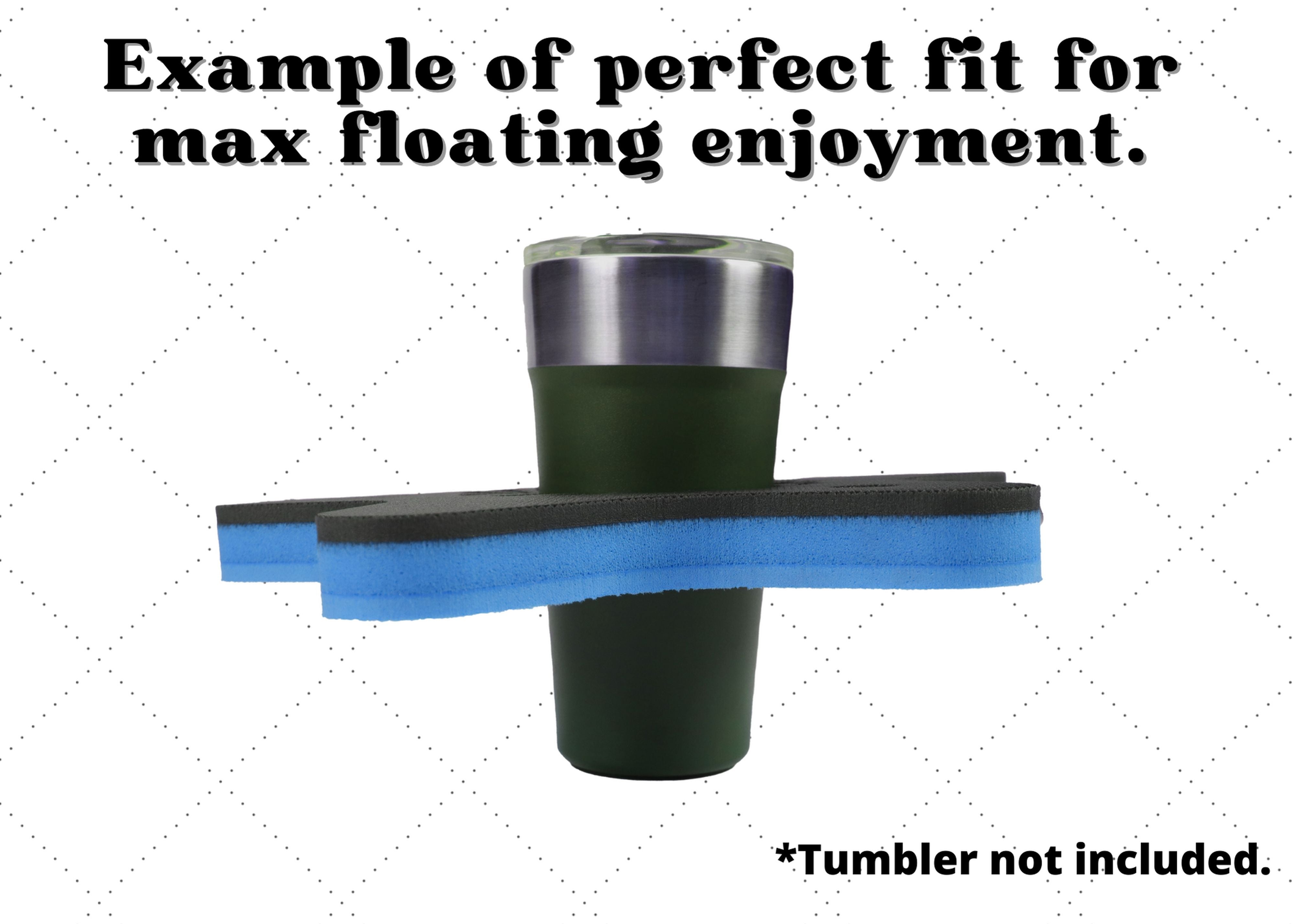 Universal Starfish Tumbler Holder Floating Drink Pool Durable 11.23 Inches fits 16 to 30 Ounce Compatible with YETI Ozark Trail RTIC One Size Fits All