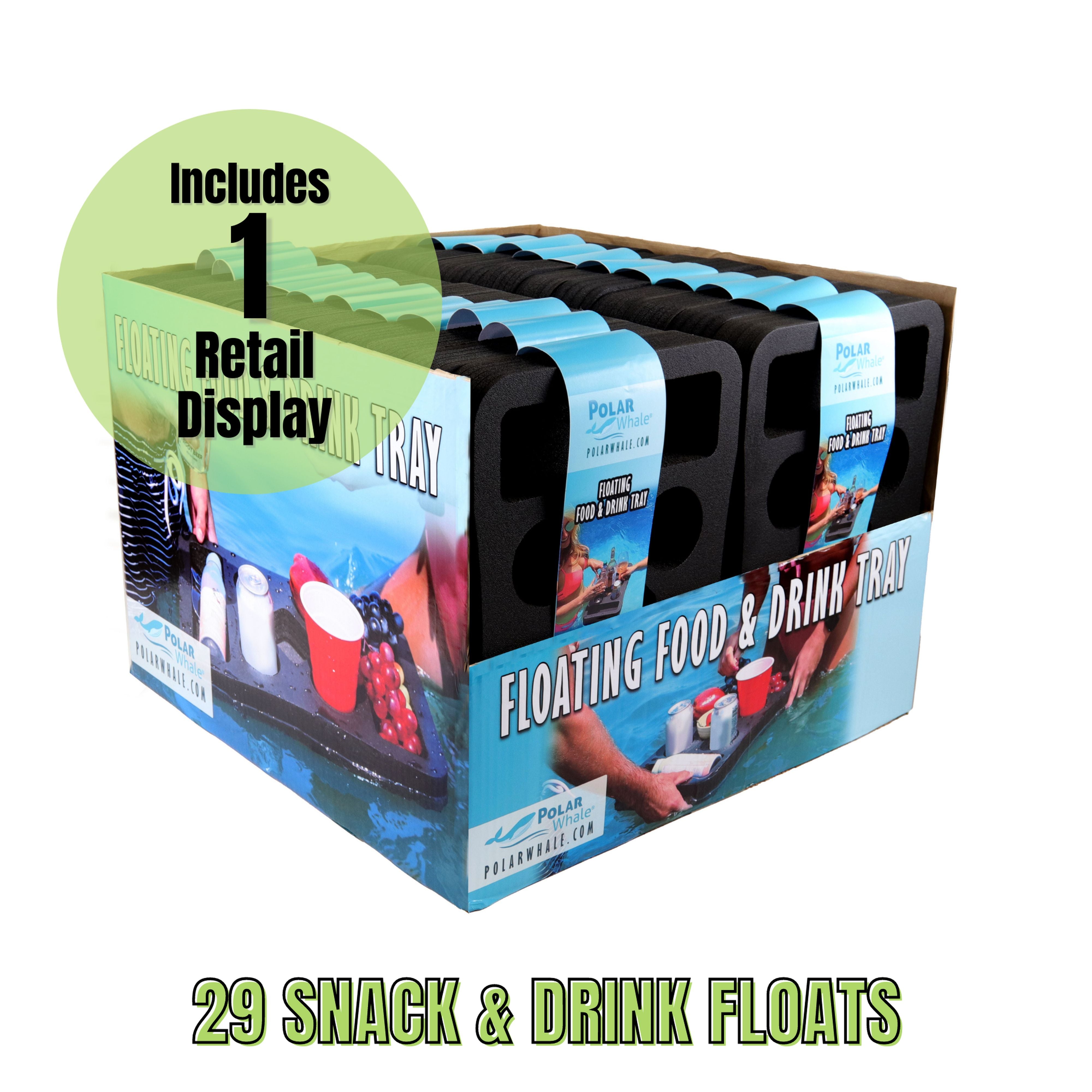 Floating Refreshment Table 17.5" x 11.5" - Set of 29 - Retail Display Packaging