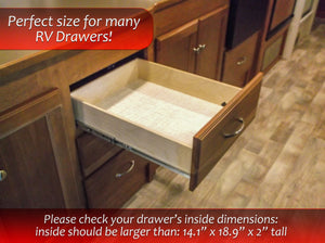 Silverware Drawer Organizer 14.1" x 18.9" Great for RVs