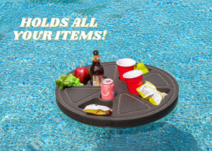 Floating Orange Slice Refreshment Tray Pool Float