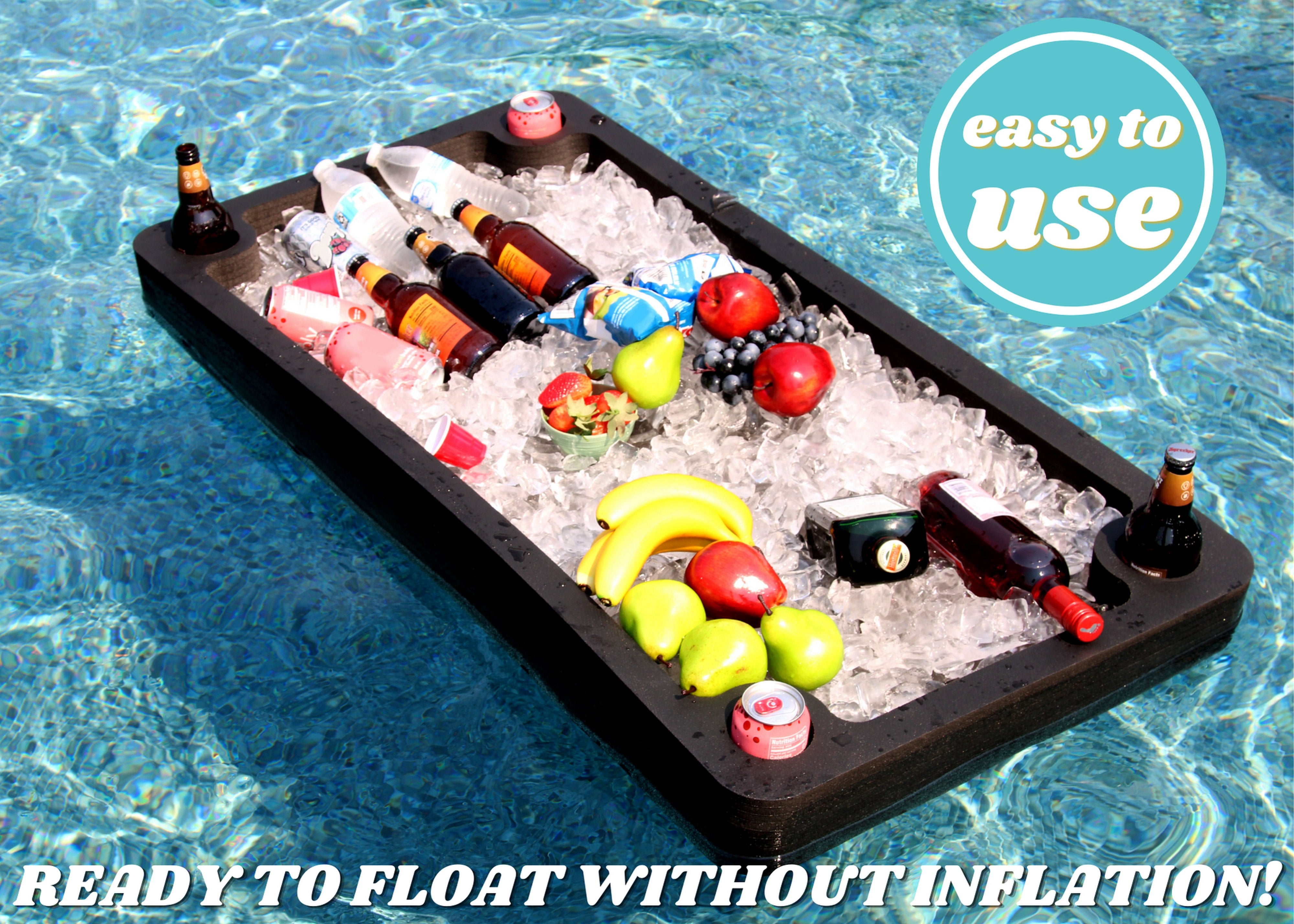 Floating Giant Buffet Table Bar Serving Tray Drink Pool Foam Beach Float