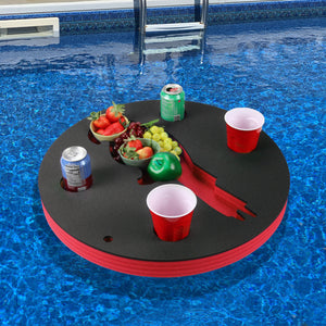 Parrot Shaped Drink Holder Refreshment Table Tray PoolBeach Party Float Lounge Durable Foam 5 Compartment UV Resistant Cup Holders 23.5 Inches