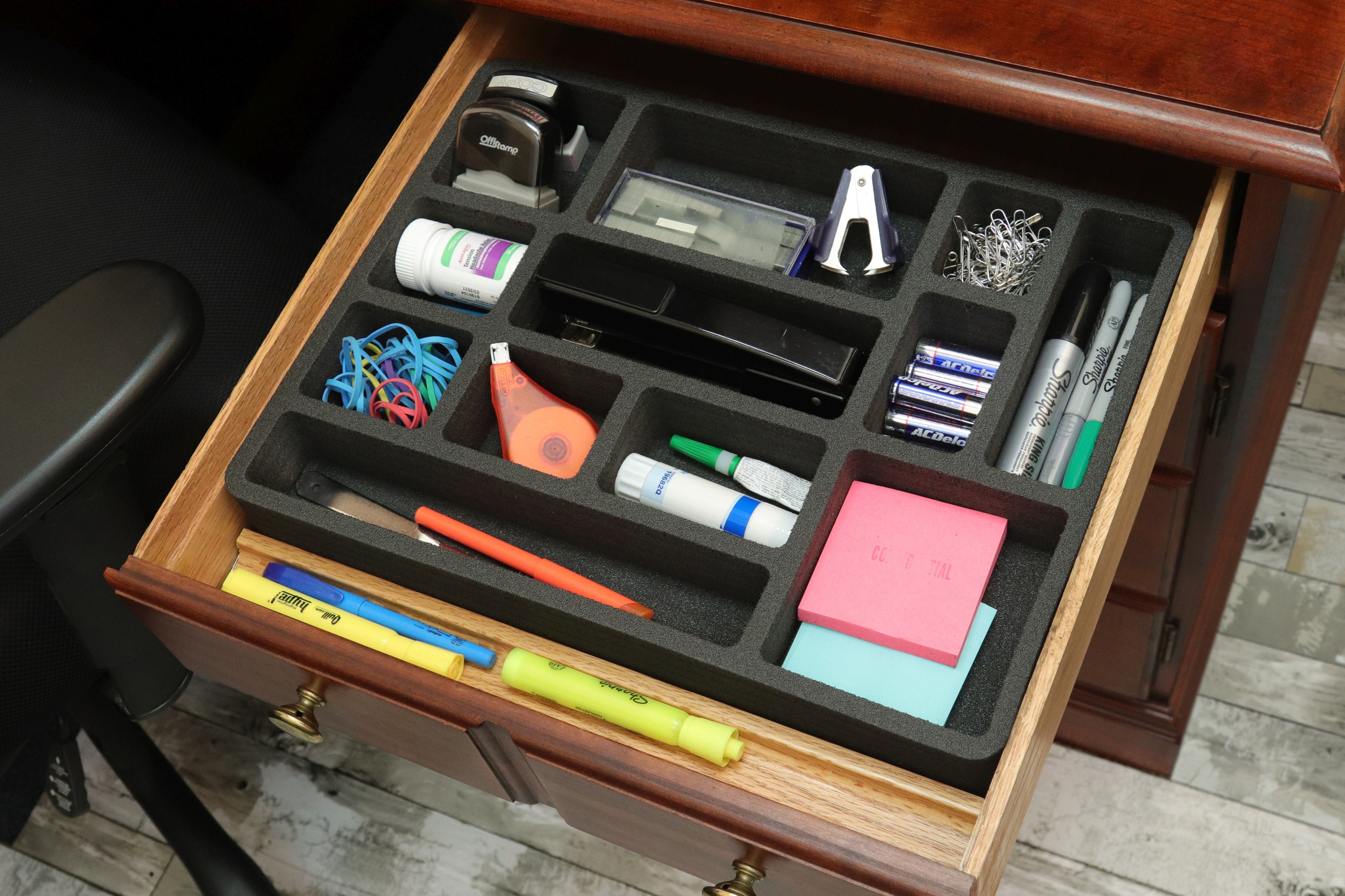 Desk Drawer Organizer 12" x 16" 12 Compartment