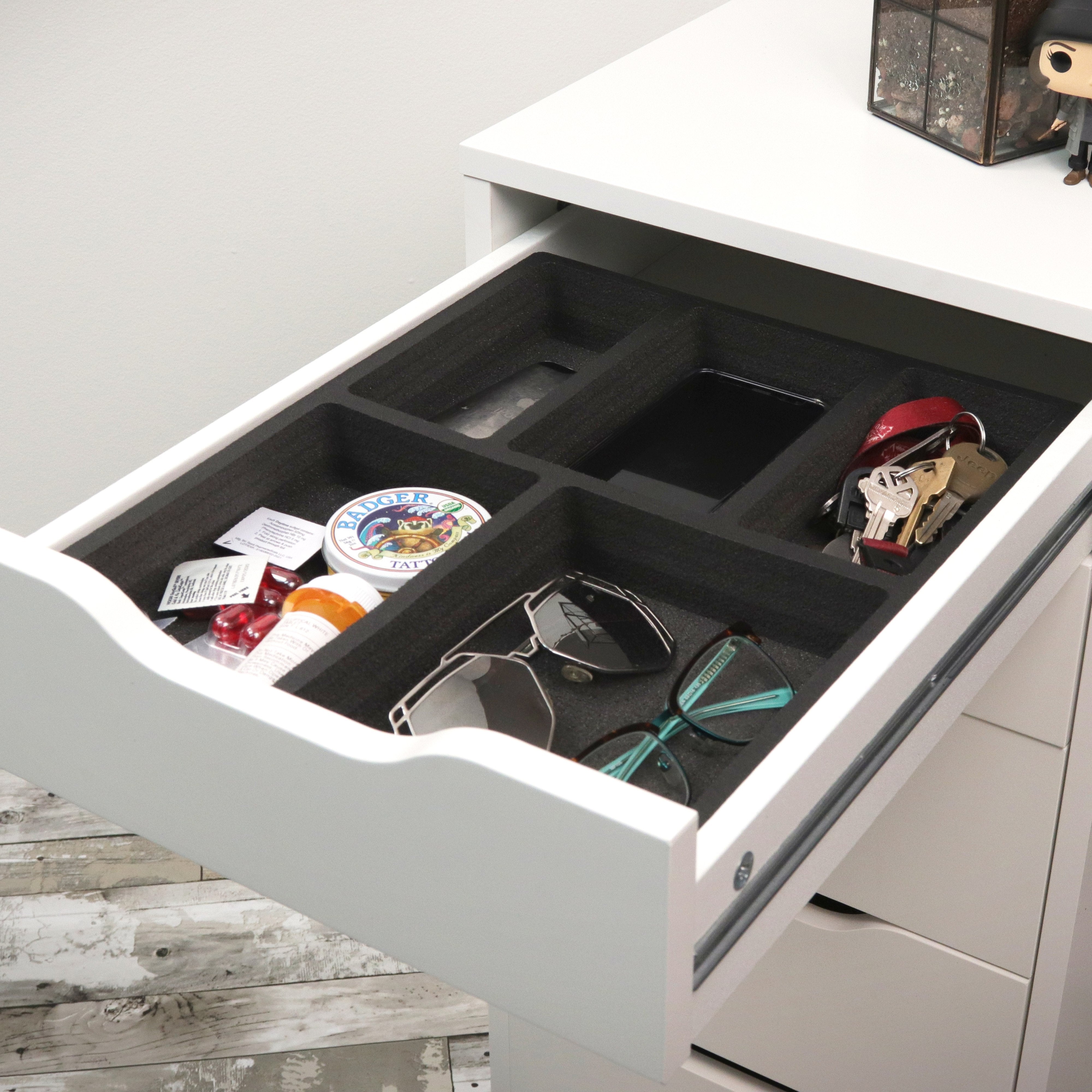 Drawer Organizer 5 Compartment Fits IKEA Alex and Many Others 11.5 x –
