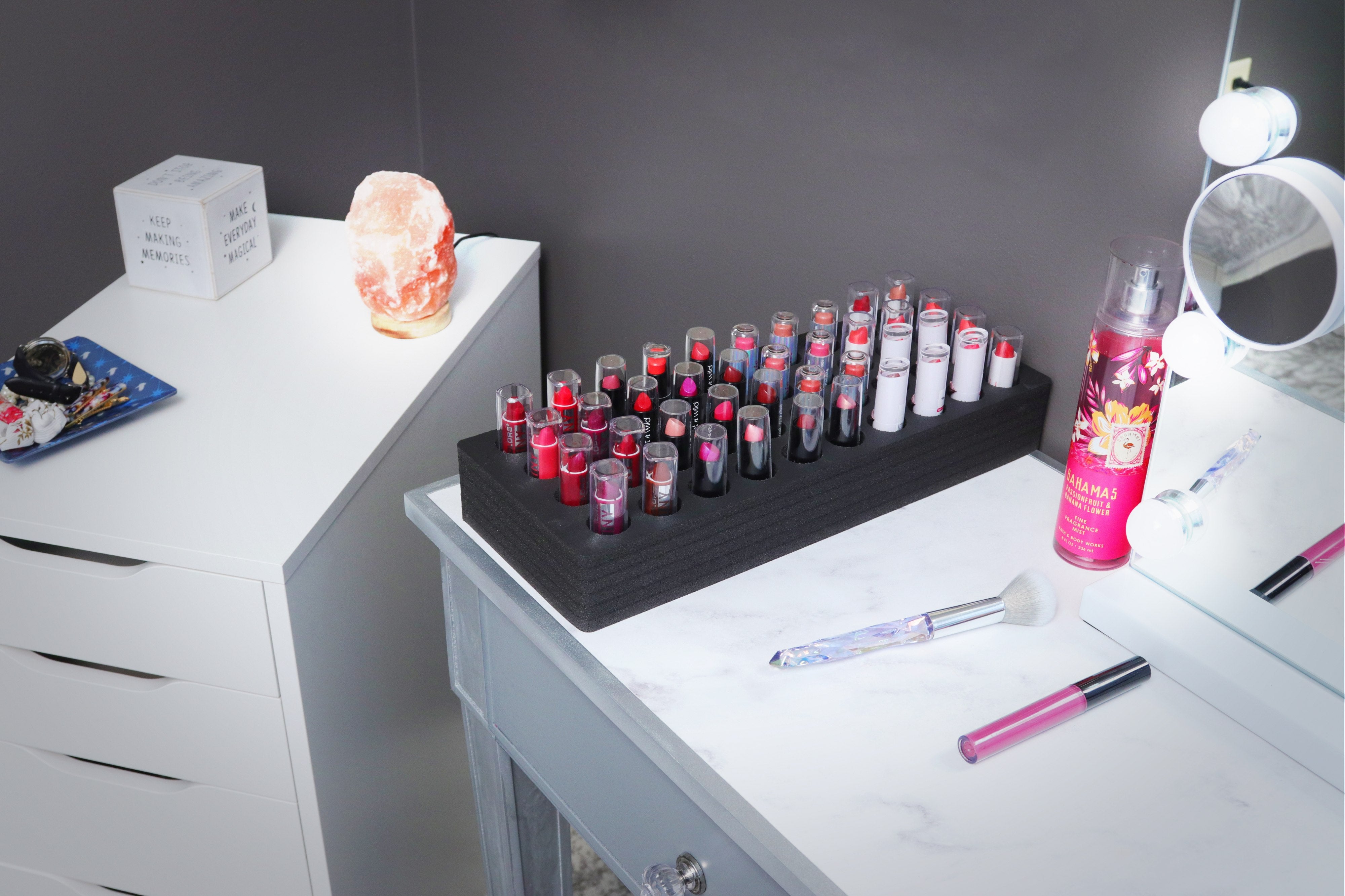 Lipstick Drawer Organizer Fits IKEA Alex and Many Others 5.75" x 14.5"