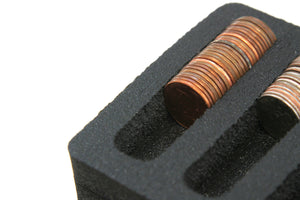 Coin Organizer Tray (Quarters, Nickels, Pennies, Dimes) 6.3" x 3.5"