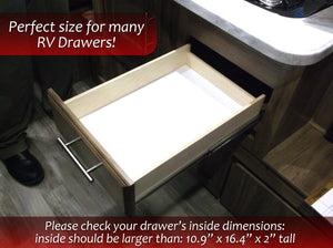 Silverware Drawer Organizer 10.9" x 16.4" Great for RVs