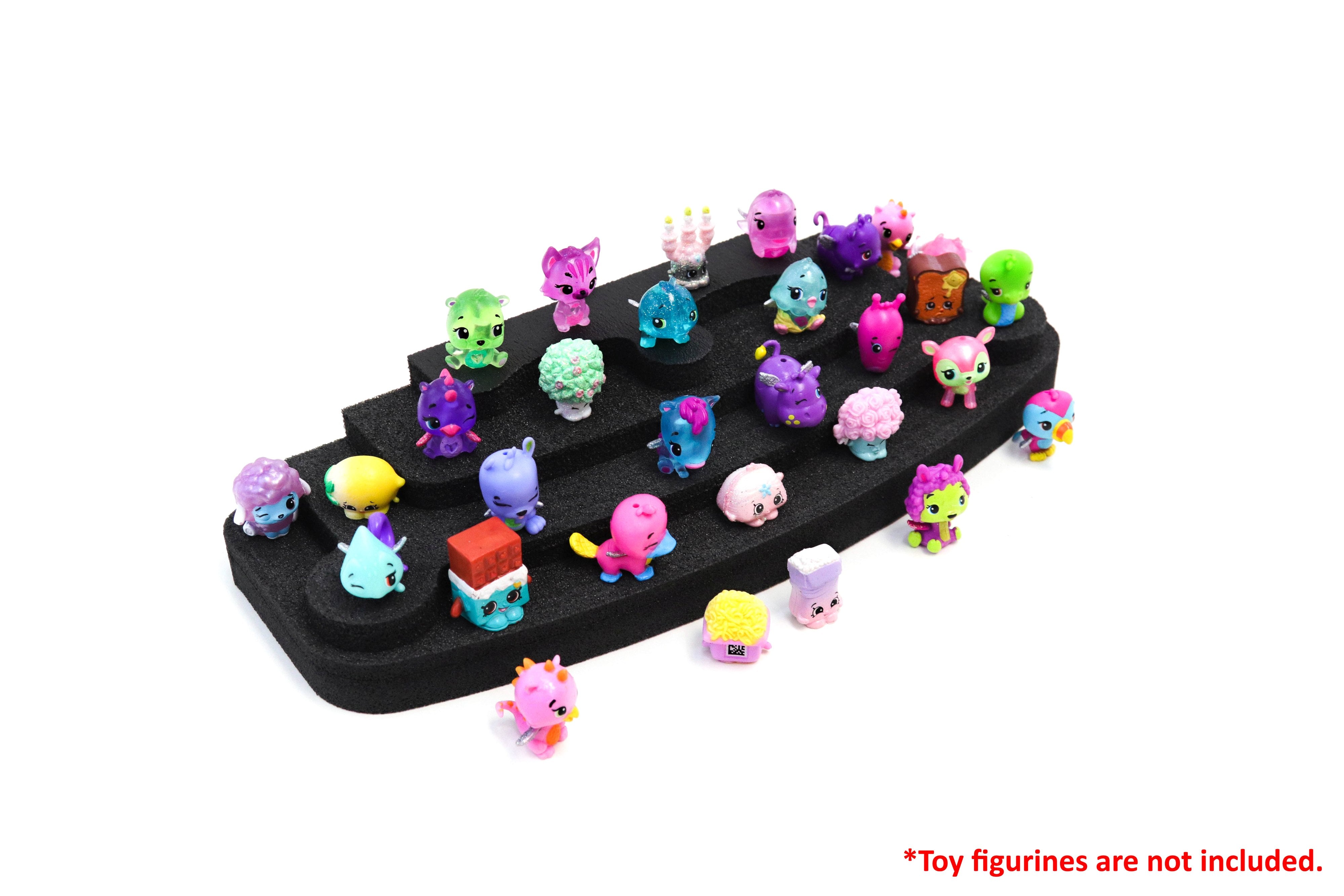 Toy Figurine Display Stand Fits Shopkins/Hatchimals 4 Tier 4.5" x 12"