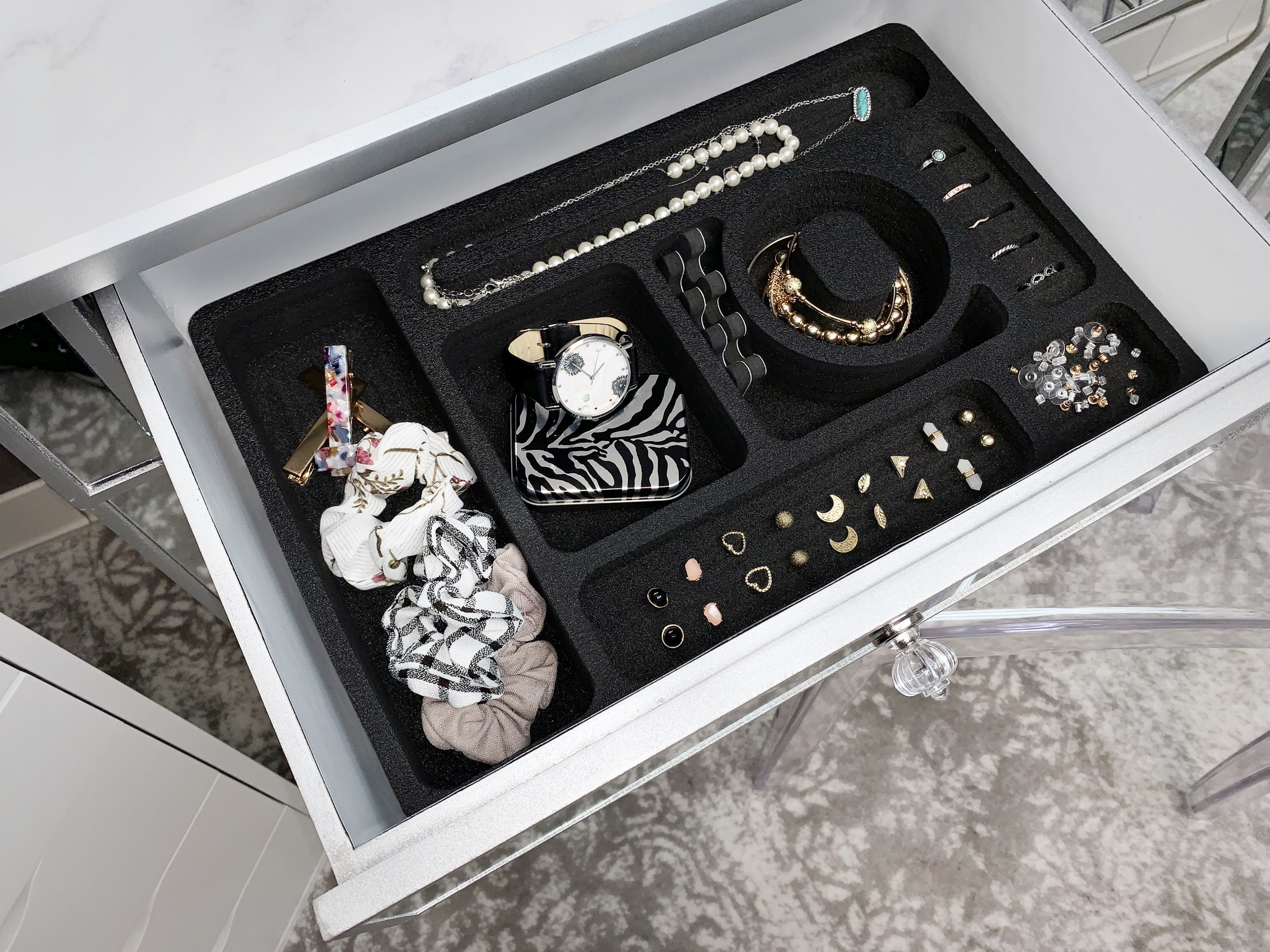 Jewelry Drawer Organizer (Rings, Necklaces, More) 10.1" x 16"