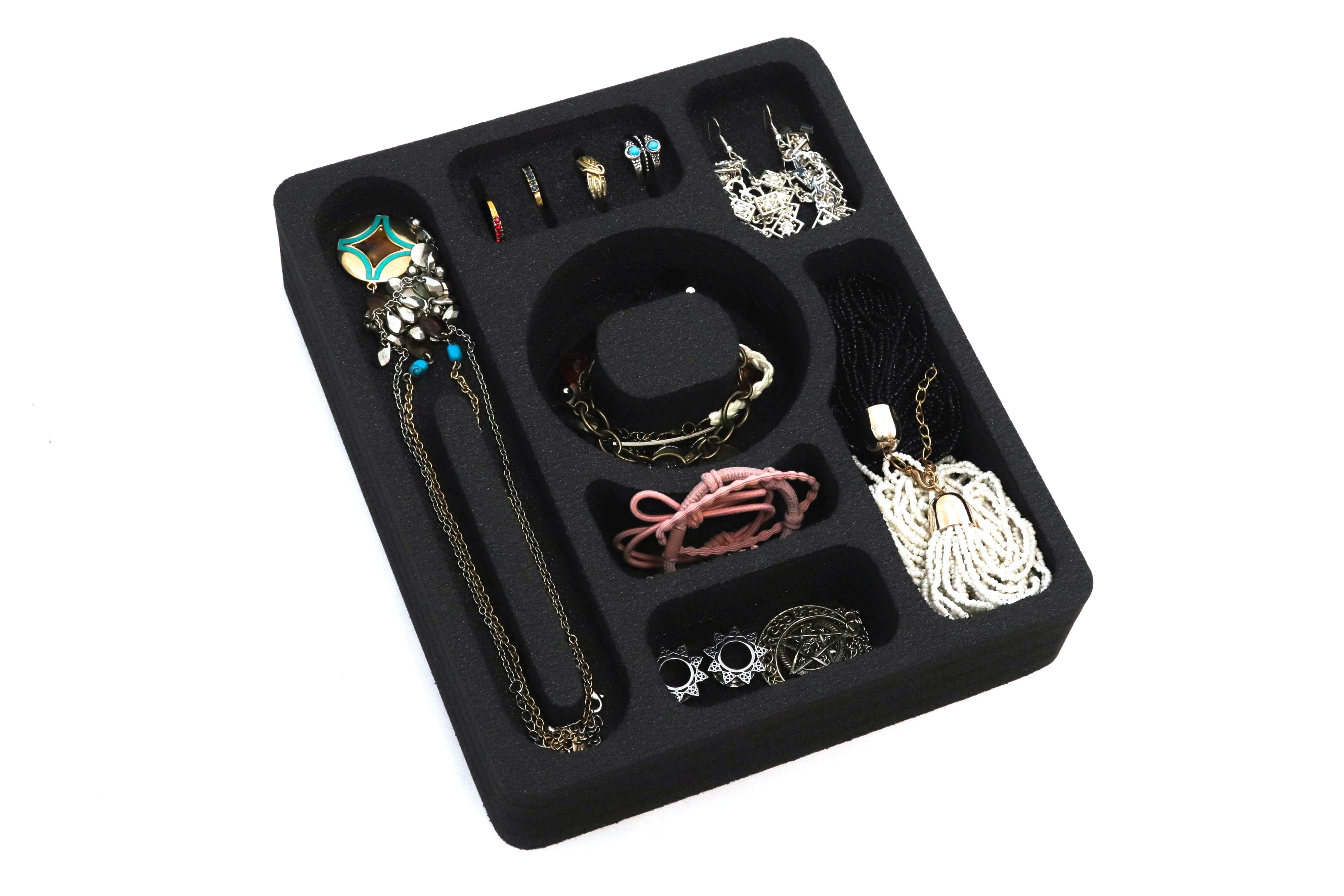 Jewelry Drawer Organizer (Rings, Necklaces, More) 8.6" x 10.25"