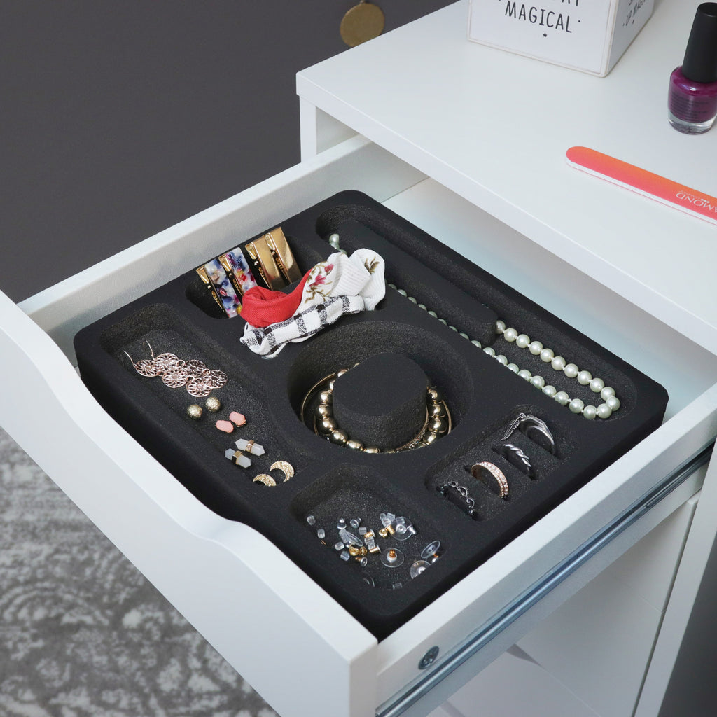 Jewelry Drawer Organizer (Rings, Necklaces, More) 8.6" x 10.25"