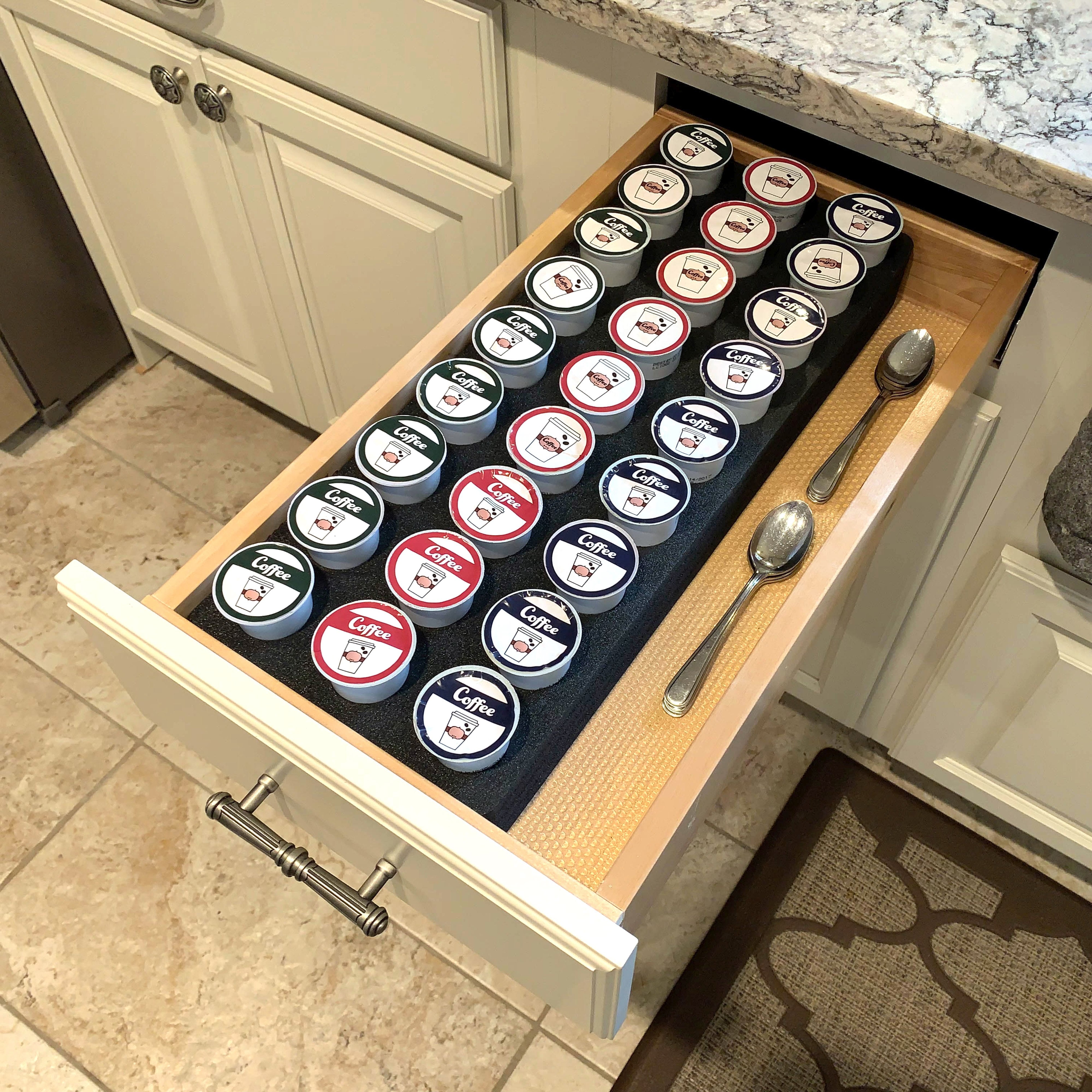 Coffee Pod Organizer Holds 27 Fits Keurig K-Cup 7.75" x 20"