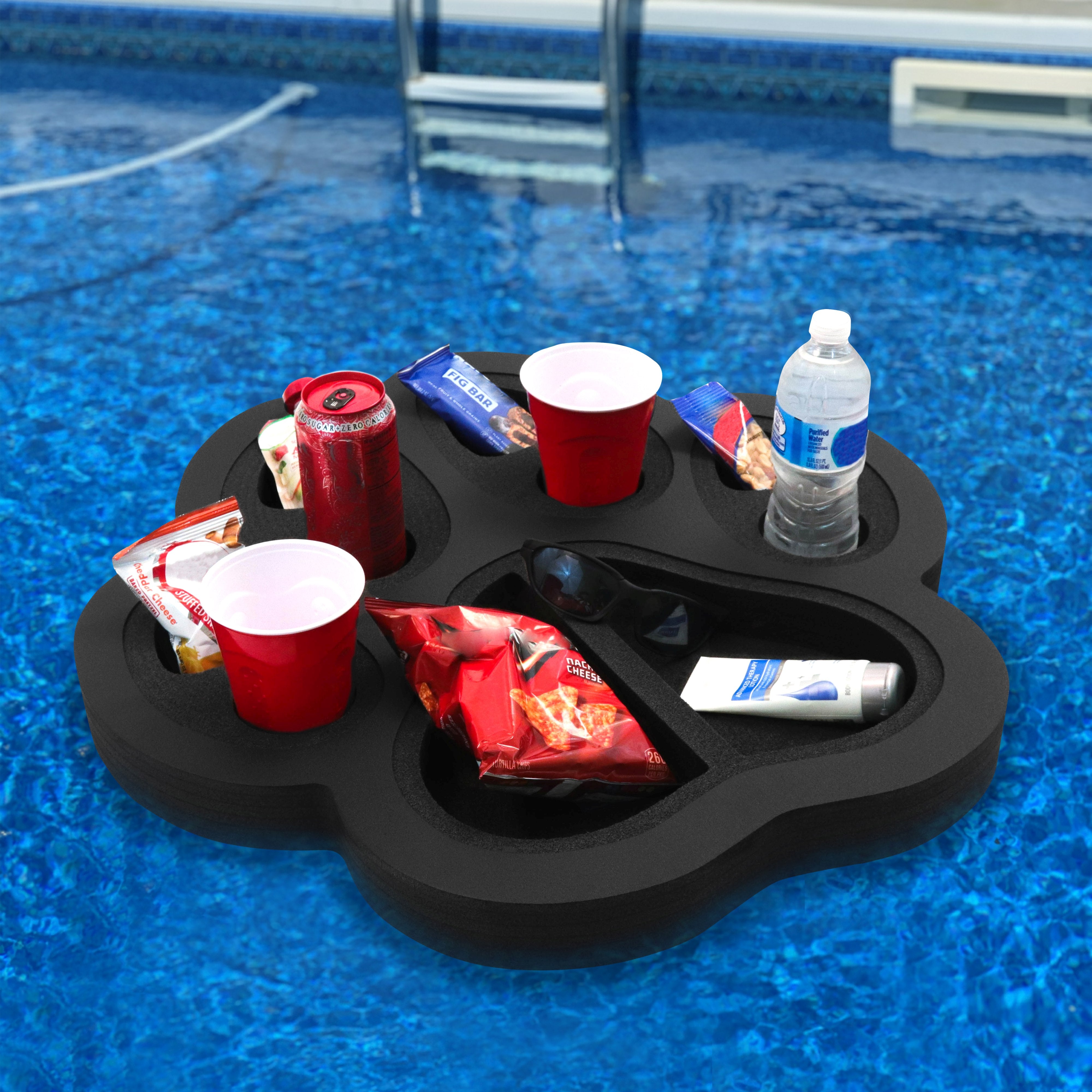 Floating Paw Print Refreshment Tray Pool Float