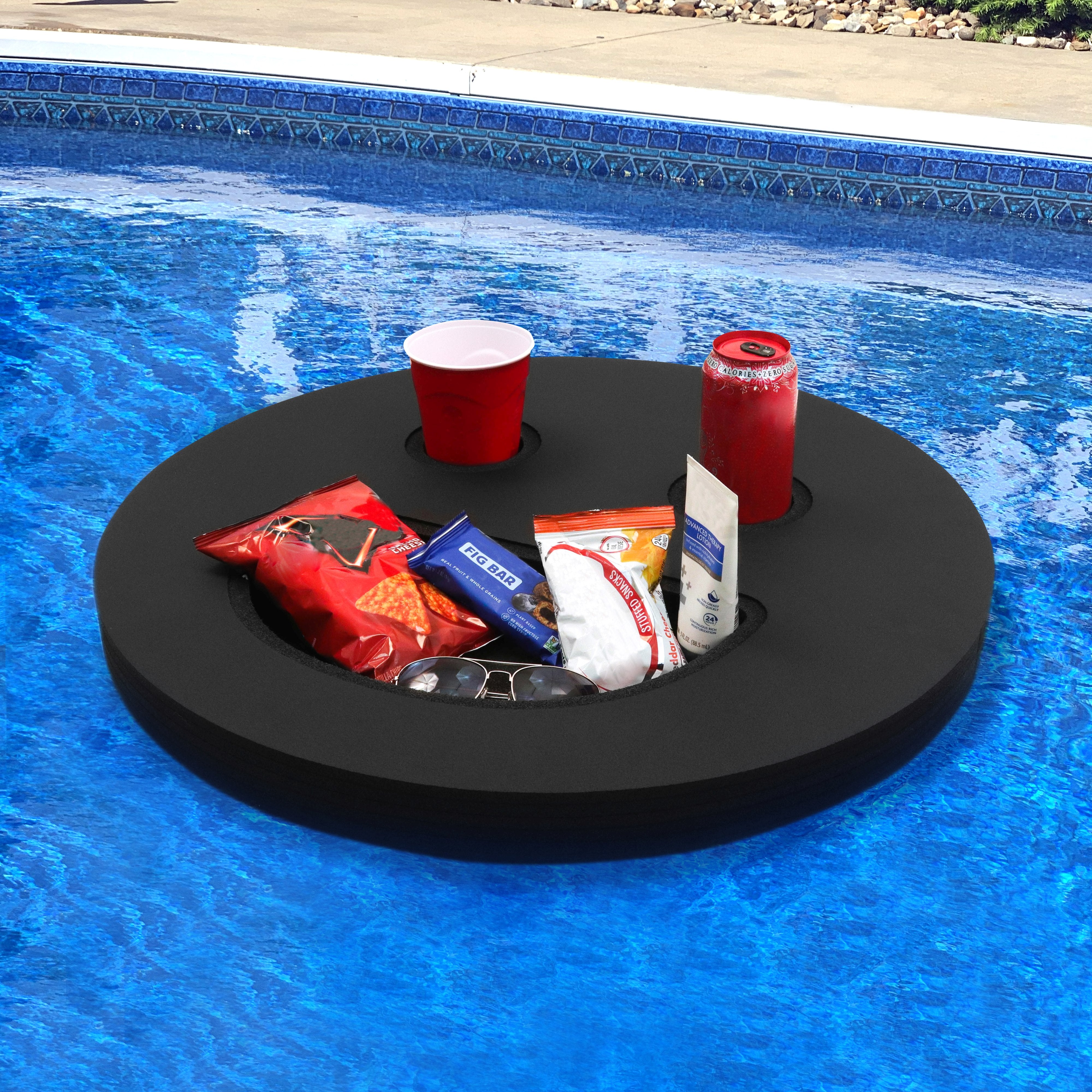 Floating Smiley Face Refreshment Tray Pool Float