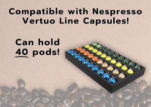 Coffee Capsule Drawer Organizer Tray Fits Nespresso Vertuo VertuoLine 12" x 20"