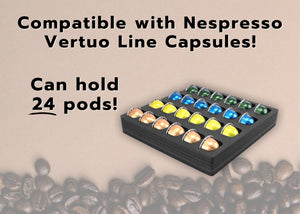 Coffee Capsule Drawer Organizer Tray Fits Nespresso Vertuo VertuoLine 12.5"