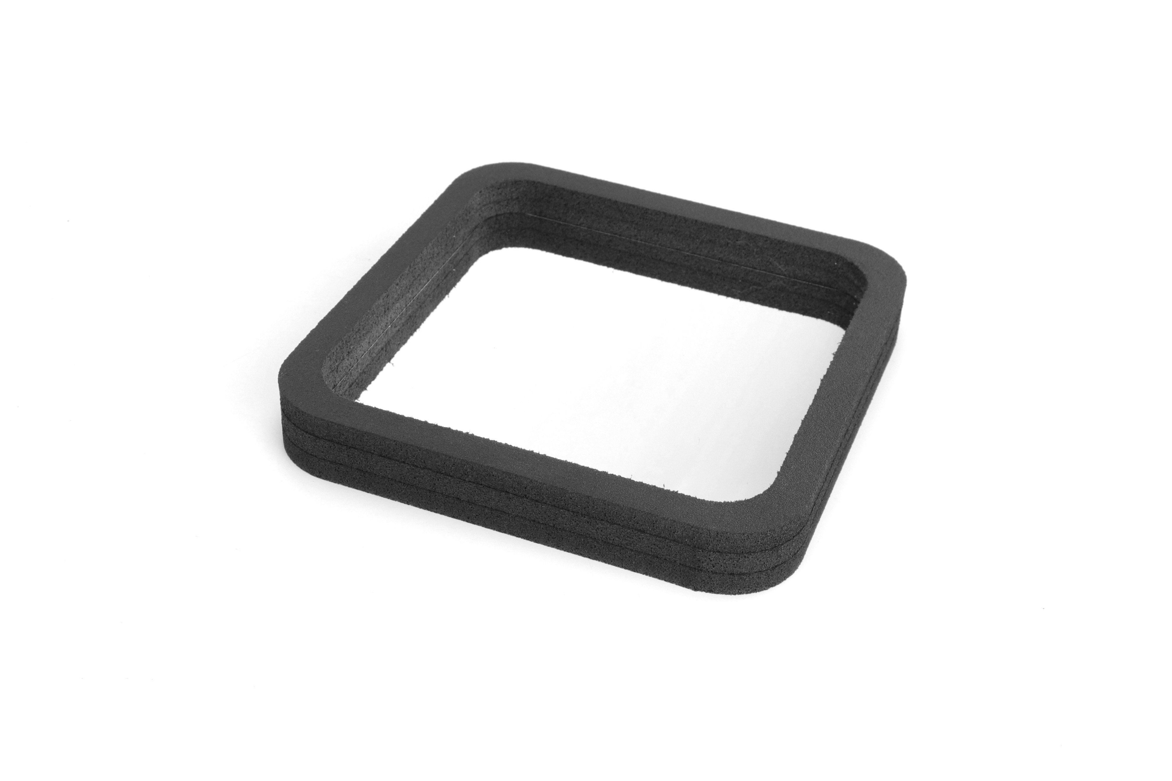 Vanity Organizer Tray with Polished Mirror Bottom 7x7 Inches