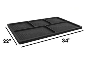 Under Sink Cabinet Mat Protector Bathroom Kitchen Drip Spill Tray 34" x 22"