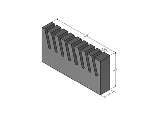 Heavy Duty Foam Dunnage Reusable Cushion for Shipping Box Crate 12x6x2