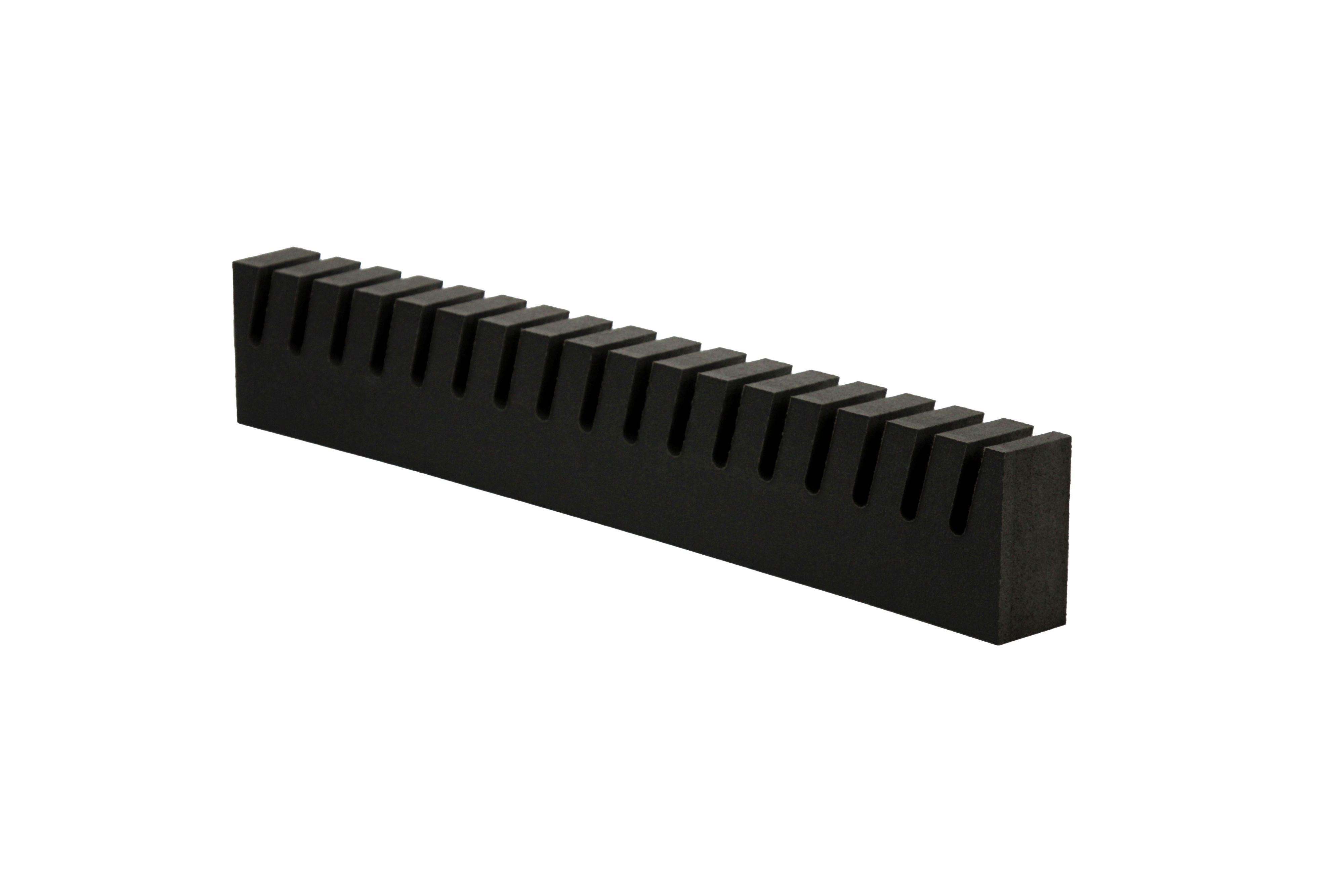 Heavy Duty Foam Dunnage Reusable Cushion for Shipping Box Crate Angled Slot 24x4x2 1 Pack