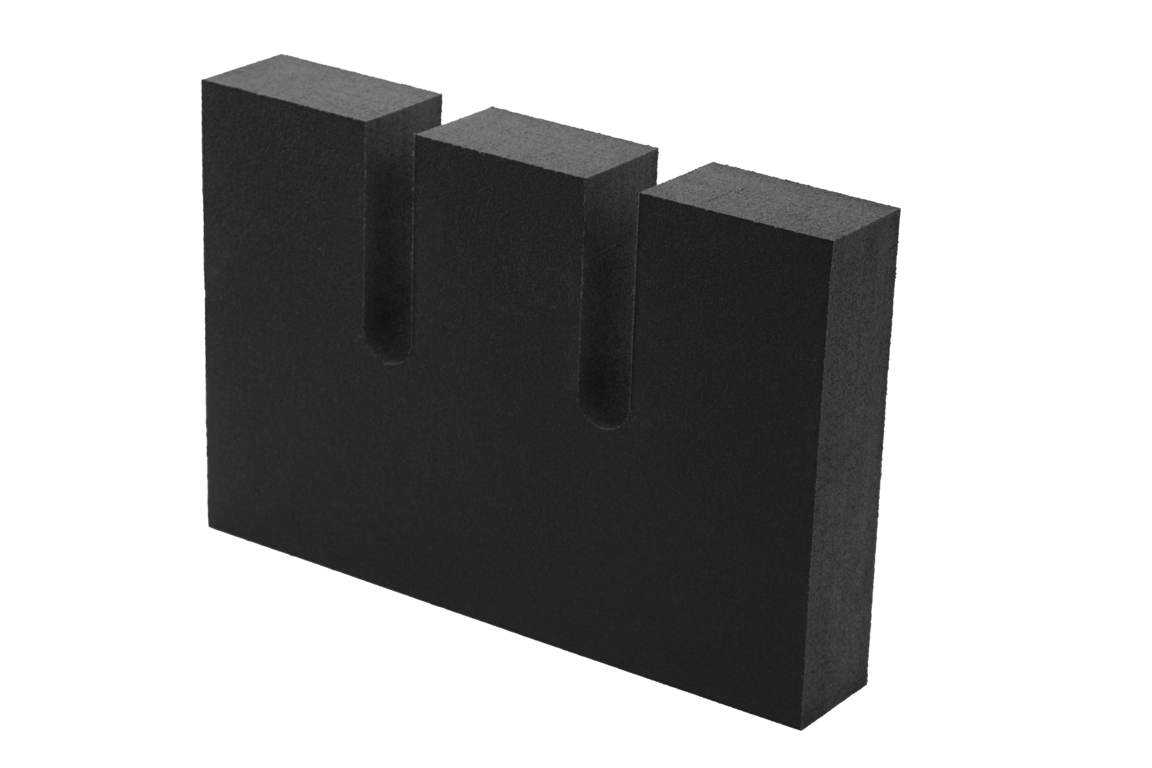 Heavy Duty Foam Dunnage Reusable Cushion for Shipping Box Crate Straight Slot 12x8x2 1 Pack