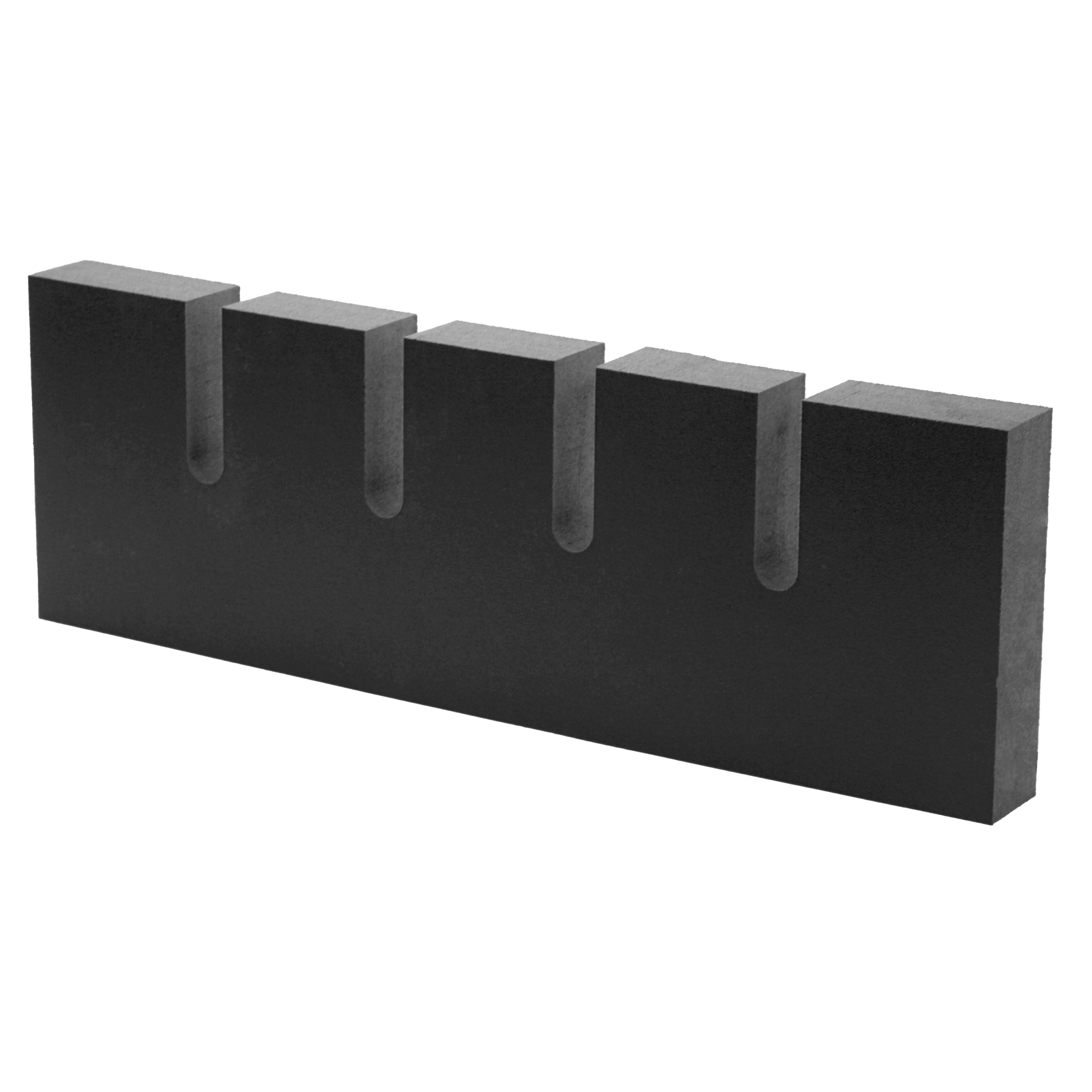 Heavy Duty Foam Dunnage Reusable Cushion for Shipping Box Crate Straight Slot 24x8x2 1 Pack