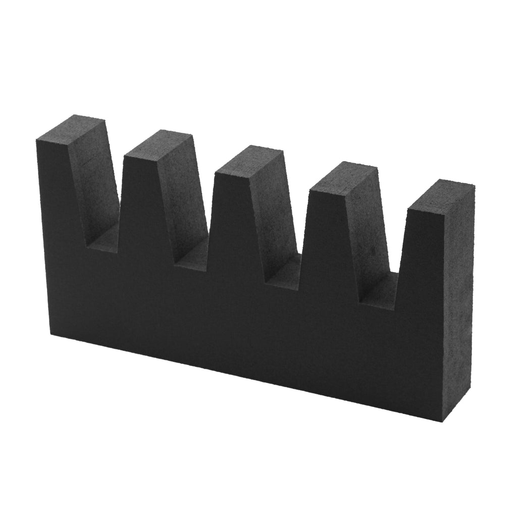 Heavy Duty Foam Dunnage Reusable Cushion for Shipping Box Crate Angled Groove 12x6x2 1 Pack