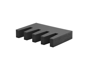 Heavy Duty Foam Dunnage Reusable Cushion for Shipping Box Crate Angled Groove 12x8x2 1 Pack