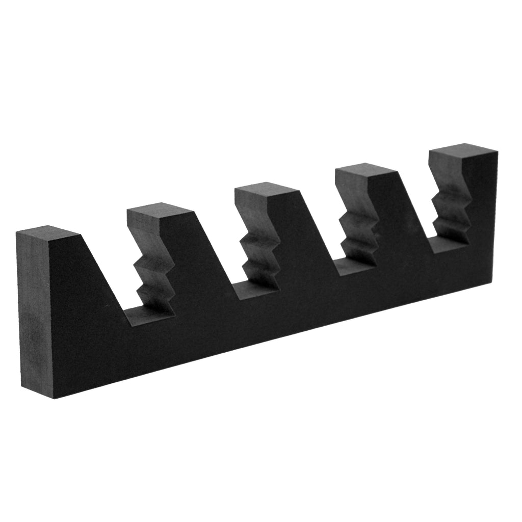 Heavy Duty Foam Dunnage Angled Wavy Grooves Reusable Transport Storage Organization Shipping Boxes Crates Containers Warehouses 24 x 6 x 2 Inches