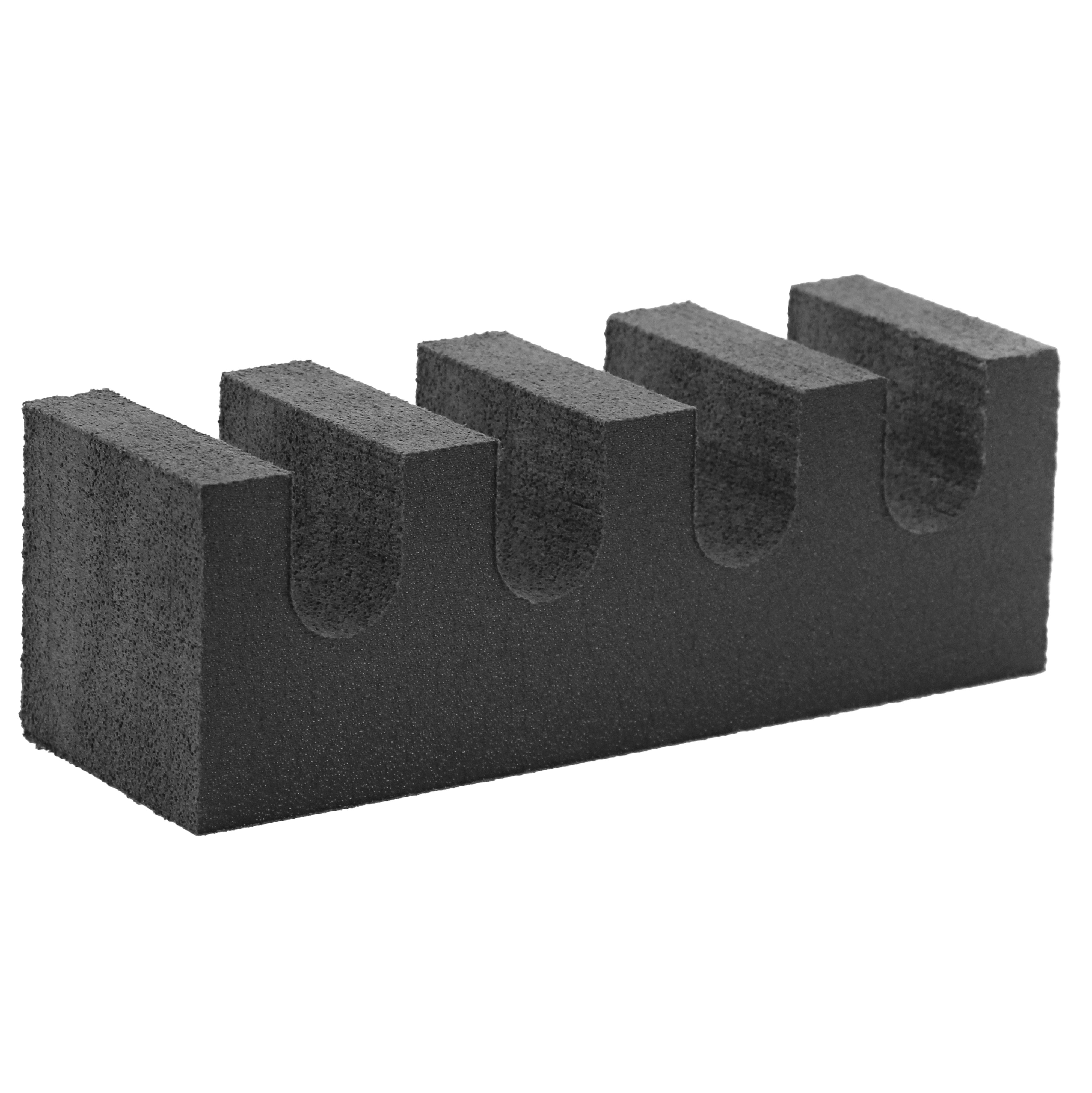 Heavy Duty Foam Dunnage Straight Grooves Reusable Transport Storage Organization Shipping Boxes Crates Containers Warehouses Waterproof 6x2x2 Inches