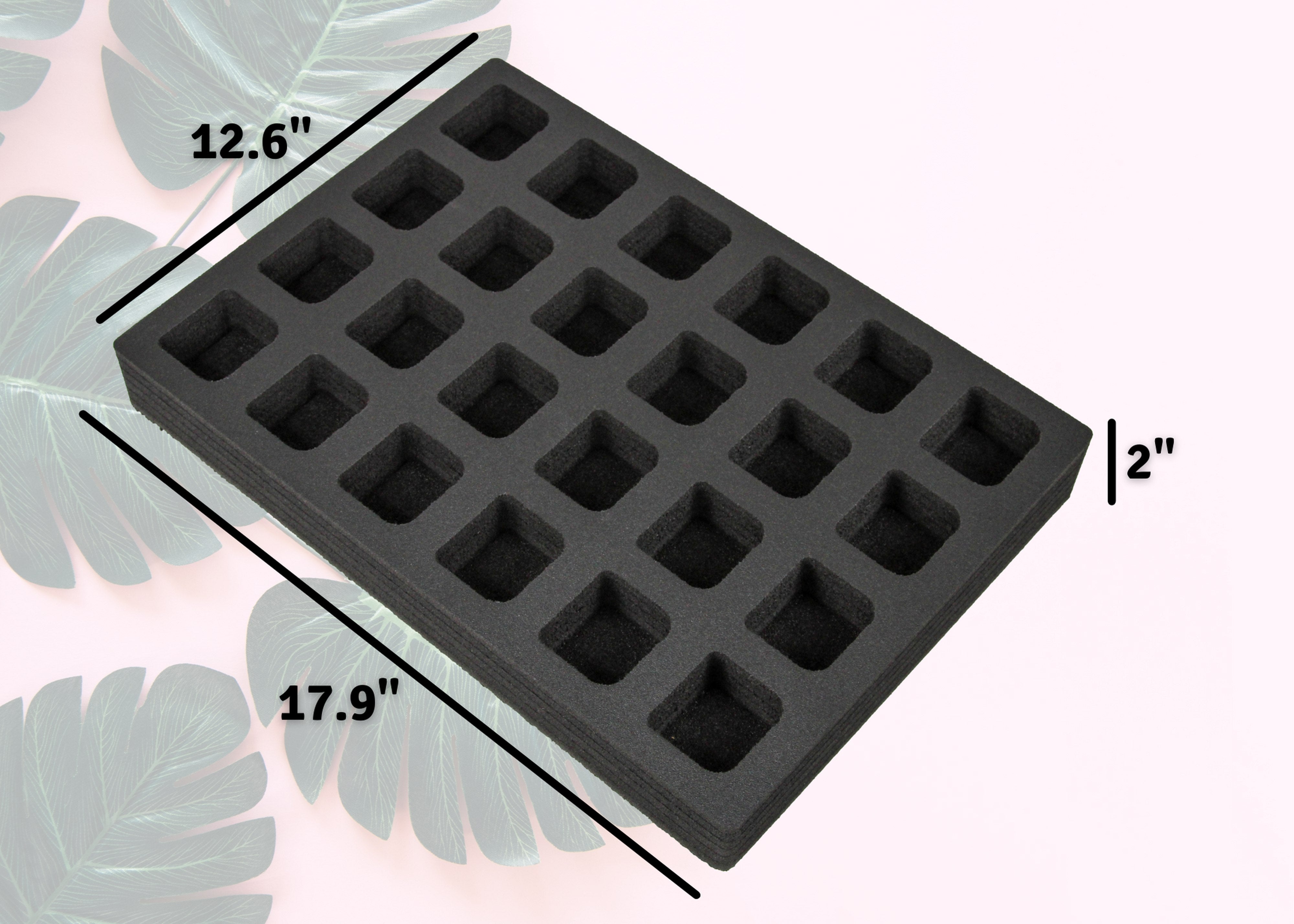 Cocktail Capsule Drawer Tray Insert Compatible Keurig DrinkWorks Pods for Kitchen Home Bar Party Waterproof Foam 24 Compartment 12.6 x 17.9 Inches