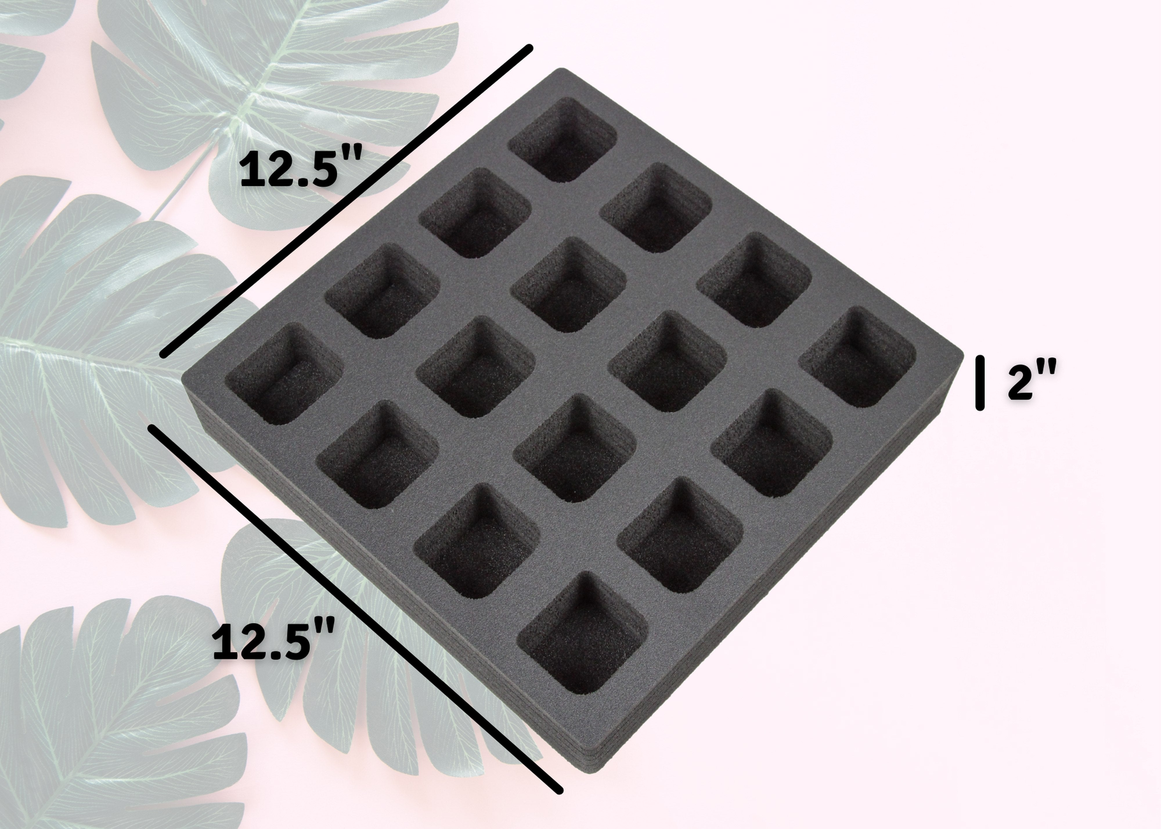 Cocktail Capsule Drawer Tray Insert Compatible Keurig DrinkWorks Pods for Kitchen Home Bar Party Waterproof Foam 16 Compartment 12.5 x 12.5 Inches