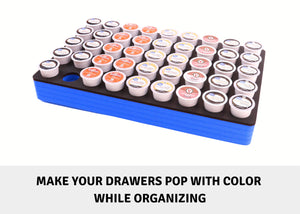 Coffee Pod Storage Deluxe Organizer Tray Drawer Insert for Kitchen Home Office Waterproof 12.1 X 19.9 Inches Holds 45 Compatible Keurig K-Cup