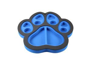Paw Print Shaped Drink Holder Refreshment Table Tray Pool or Beach Party Float Lounge Durable Foam 10 Compartment UV Resistant Cup Holders 2 Feet
