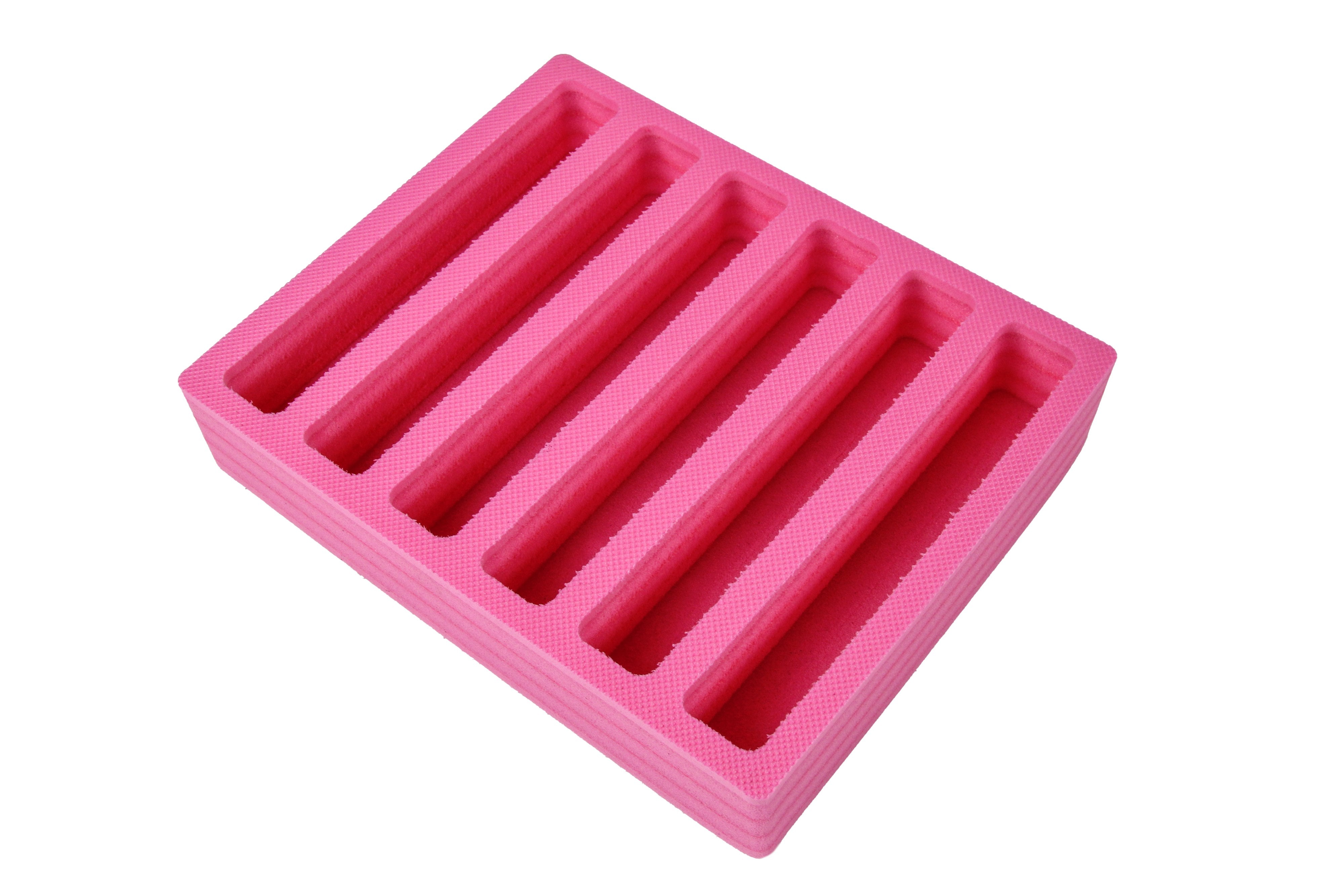 Polar Whale Nail Polish Drawer Organizer Tray Durable Pink Foam Washable Waterproof Insert for Home Bathroom Bedroom Office 8.9 x 10.9 Holds up to 36